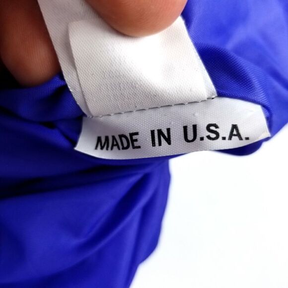 Nils Vintage Ski Royal Blue High Neck Winter Coat Snow Jacket 8 90s Y2K Gorpcore - Picture 5 of 9